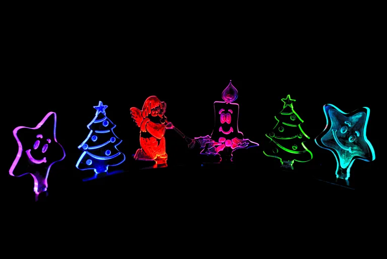 DIY LED Plexiglass christmas decorations (PIC version)