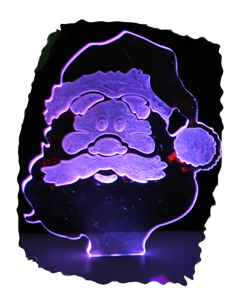 Lighted plexiglass Christmas ornaments (Arduino version)
