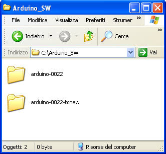 Fig. 1 - La cartella originale dell’IDE ed il suo clone