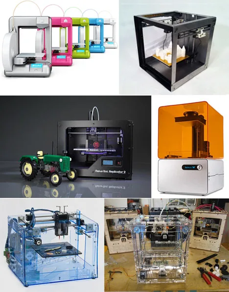 Database of 120 Different 3D Printers from 3Ders