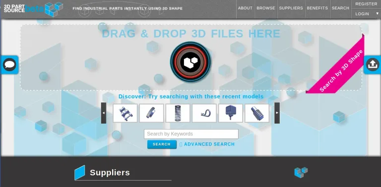 Find industrial parts instantly using 3D shape