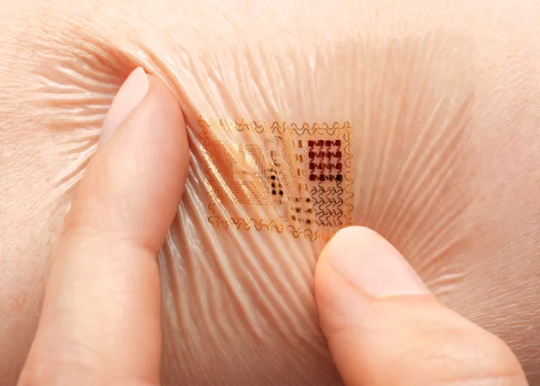 A *Biostamp* temporary tattoo for wearable electronic circuits