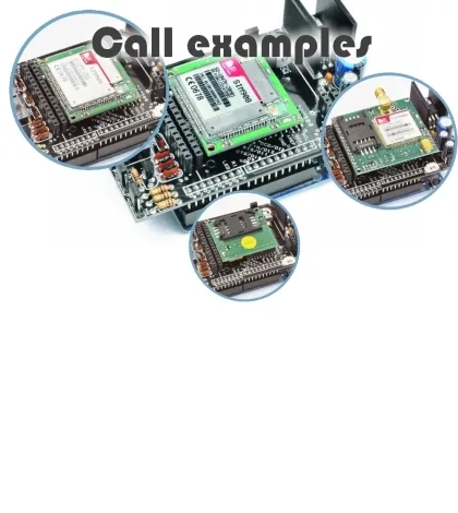 Using the GSM/GPRS & GPS Shield: call examples
