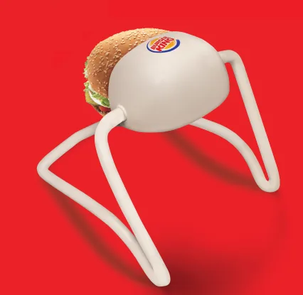 Burger King’s 3D printed Whopper holder