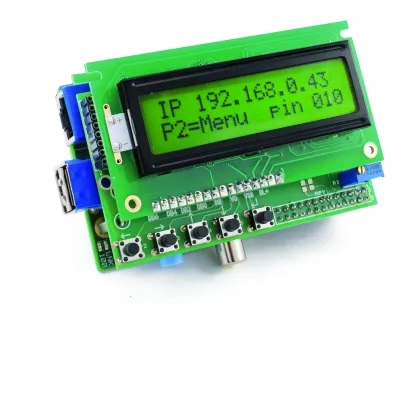 An LCD Expansion Shield for your RaspberryPi