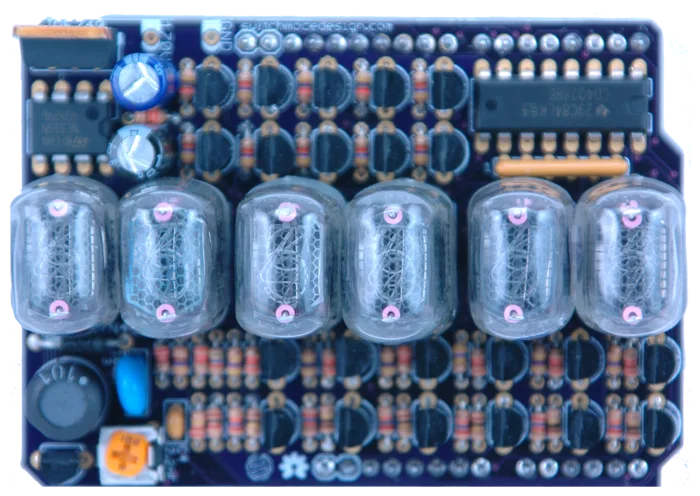 An Open Source Hardware, Nixie Tube Arduino Shield gets funded on Kickstarter