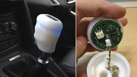 An, Opensource, 3d printed haptic Car Gear for Ford!