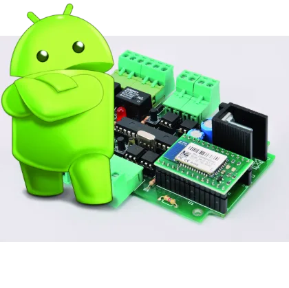 A four channel (I/O) RN-42 Bluetooth interface controlled by an Android app