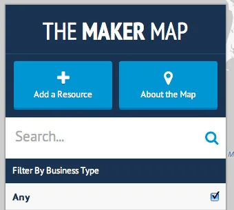The Maker Map: Find and Map Maker Resources
