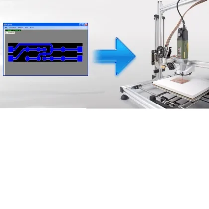 3Drag as a CNC milling machine: Creating G-Code from gerber files