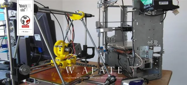 W.Afate: a Rep Rap based, Open Source 3D printer made from Trashware