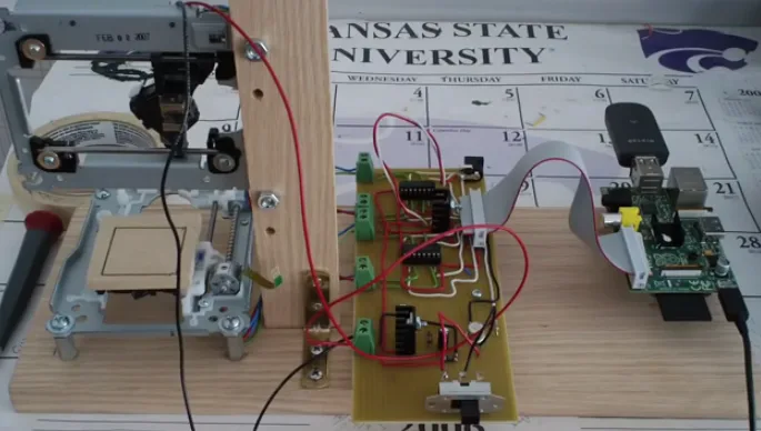 Hacking 2 DVD RW writers: here’s engravR (RPi Laser Engraver)