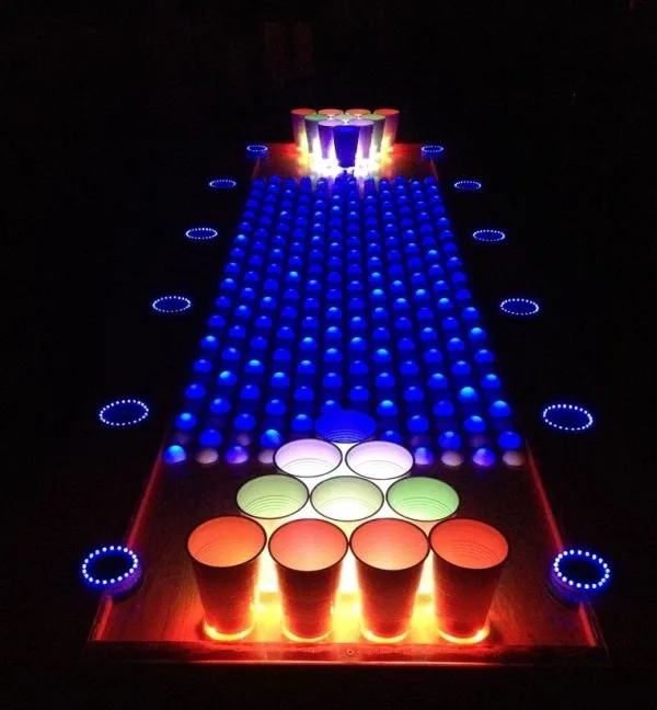 The Interactive LED Beer Pong Table is on Instructables