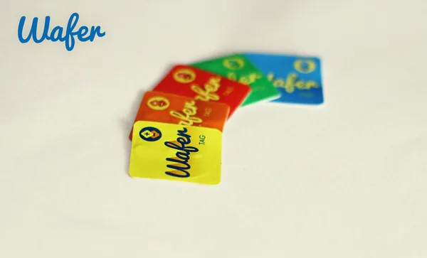 Wafer: customizable NFC tag sticker on Indiegogo