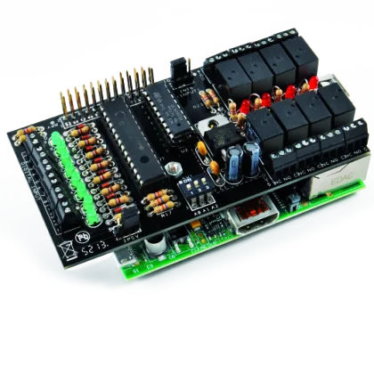 A Great I/O expansion Shield for RaspberryPi based on I2C