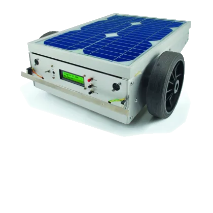 A Robotic lawn mower powered by Solar Energy with an Arduino heart