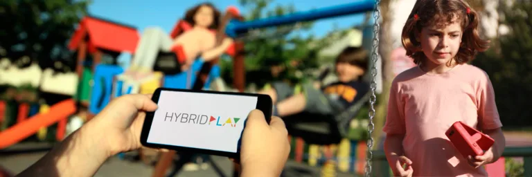 Hybrid Play helps embed Kid playgrounds videogames