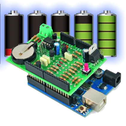 Powering Arduino with Batteries thanks to a Battery Shield