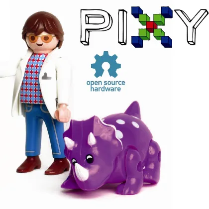Pixy camera: detect the colour of the objects and track their position