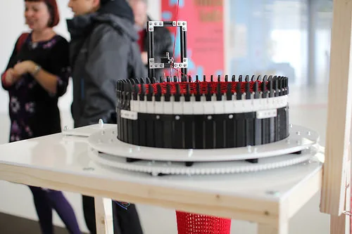 The Circular Knitic open source hardware Knitting machine