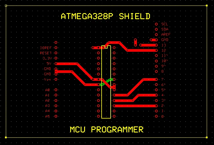 ATmega328p Shield let’s you access ATmega328p Flash and EEPROM directly from the Shield