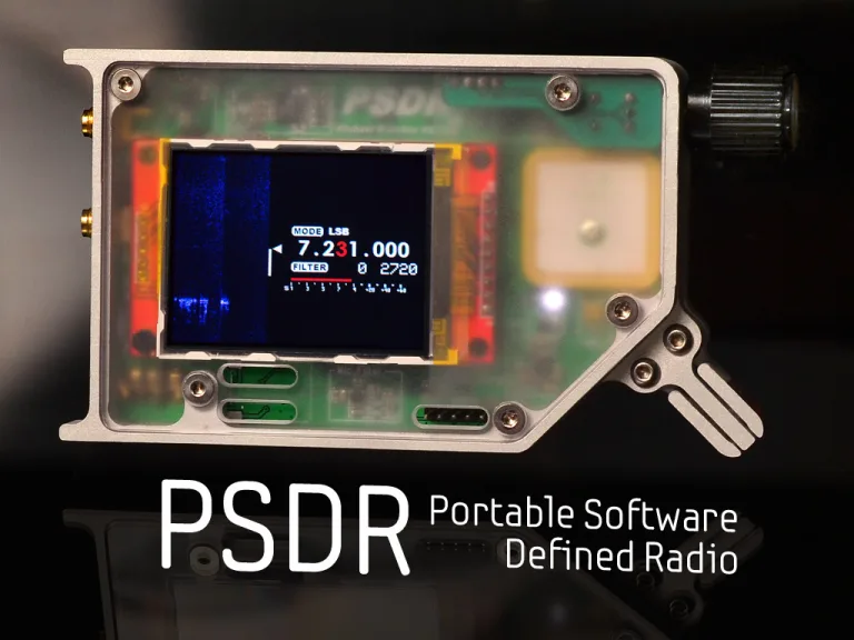 PSDR is a Pocket HF SDR Open Source Transceiver with VNA and GPS