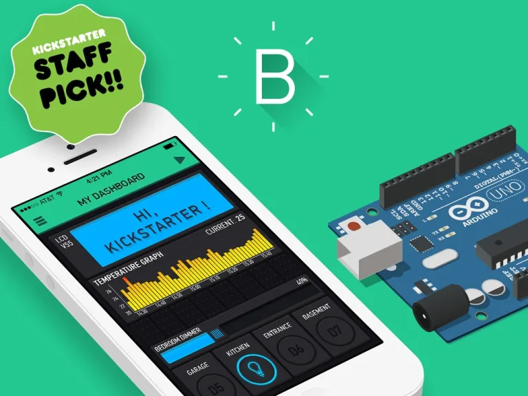 Blynk let’s you build apps for your Arduinos with your Smartphone
