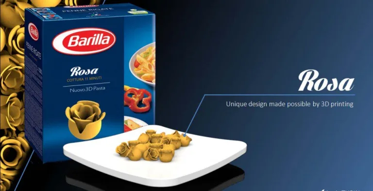 Barilla 3D Printed Pasta: less than 2 minutes for a nice dish!