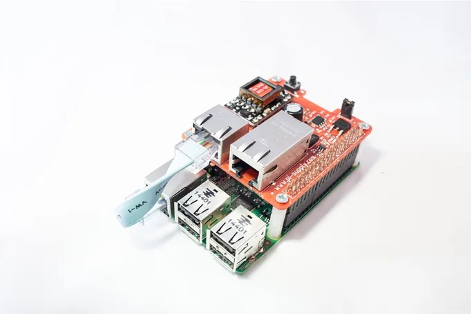 Pi PoE Switch HAT – power over Ethernet for Raspberry Pi on Kickstarter for a few days!