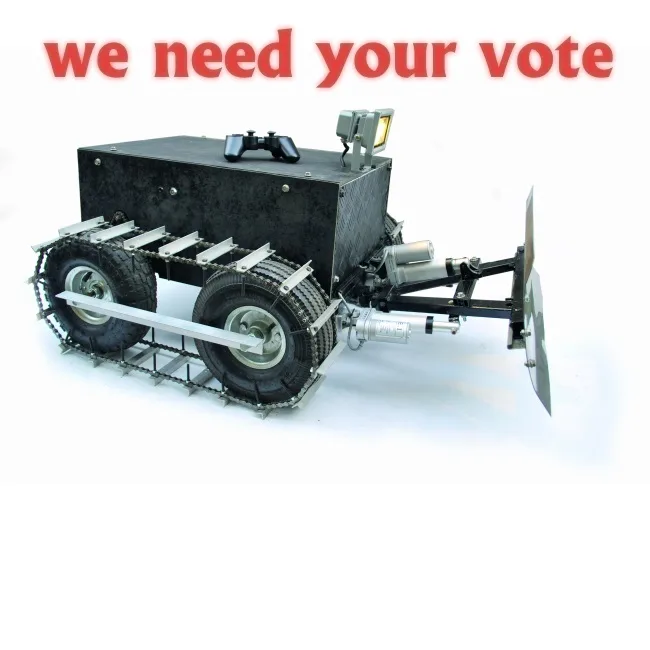 Vote for the Open Source Snow Plow Robot