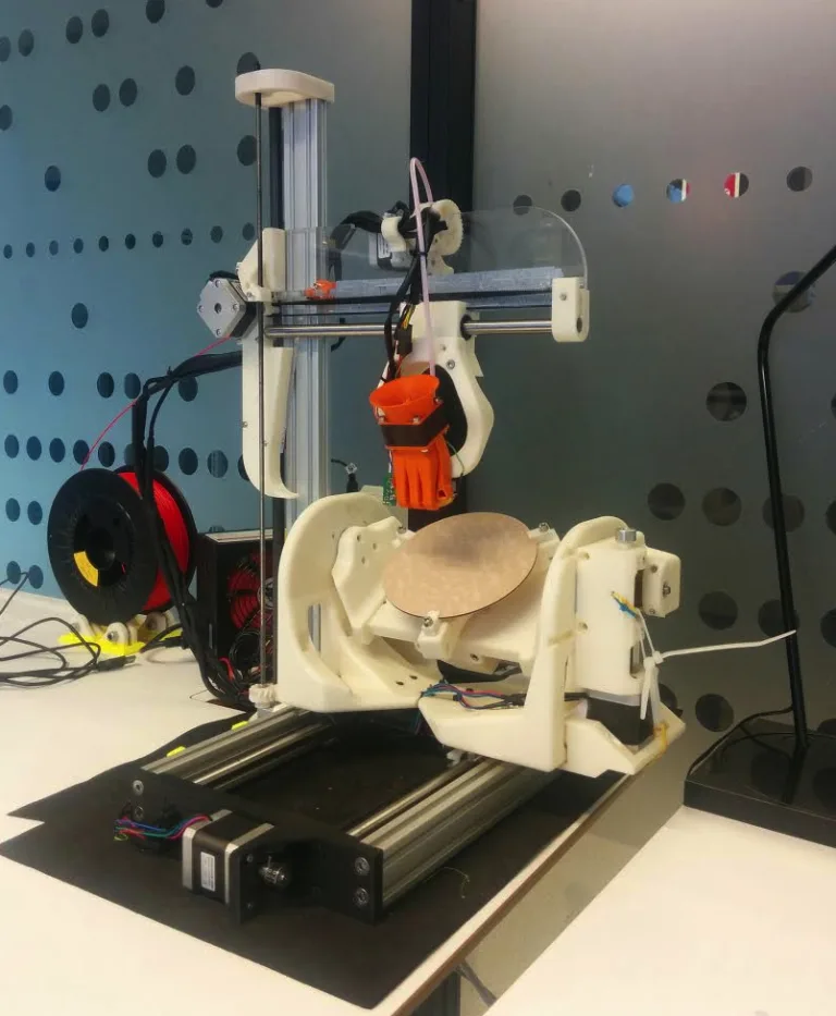 Amazing Open Source 5-Axis 3D Printer Created by University of Oslo Master’s Student 