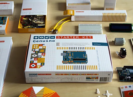 Arduino team (proudly) presents Genuino Starter Kit!