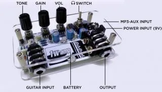 Make your own open hardware guitar amplifier