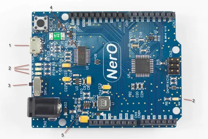 Arduino clone NerO delivers power punch via Kickstarter