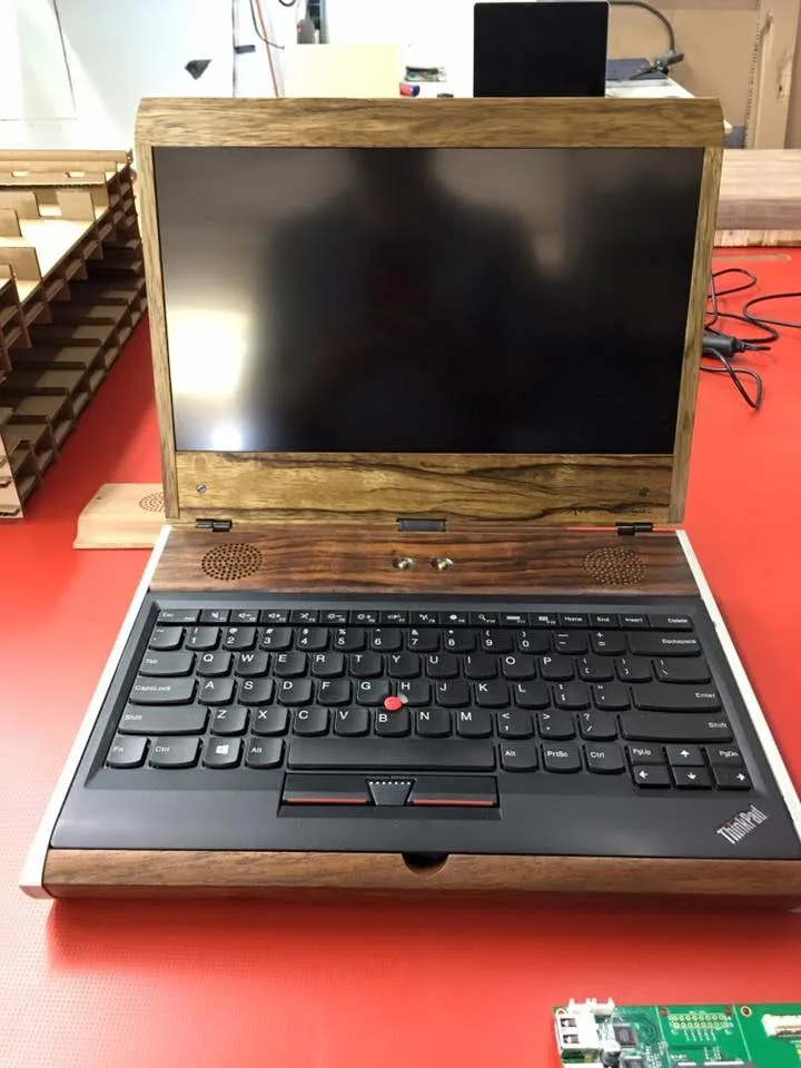 The $5K wood-covered Novena Heirloom open-source laptop ships to backers