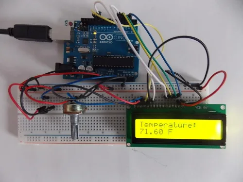 Digital Termometer with Arduino and 16×2 LCD Display