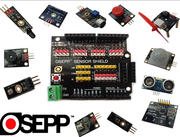 OSEPP 101 Sensor Kit (Arduino Compatible & Production Ready) on Kickstarter
