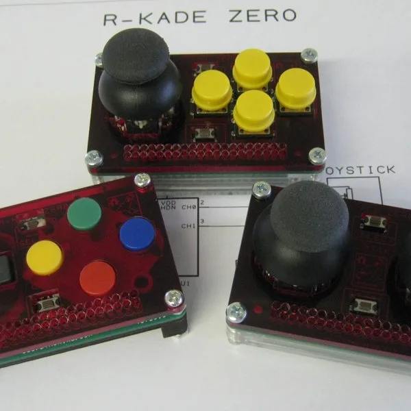 R-Kade Zero • The gaming controller for the Raspberry Pi Zero!
