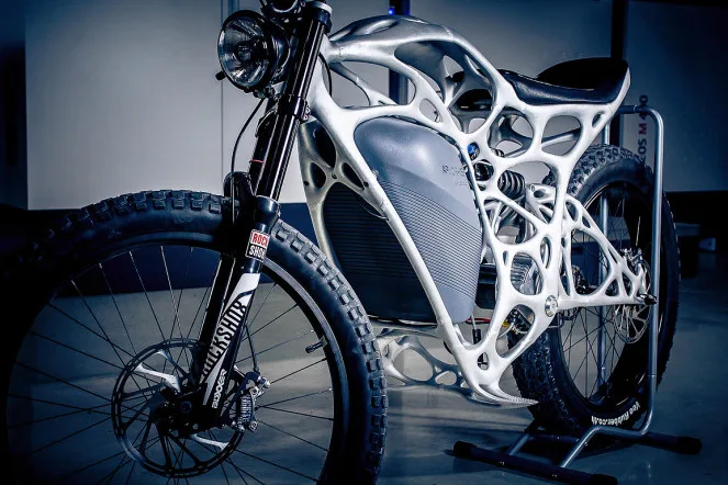 Airbus unveils the world’s first 3D printed electric motorcycle: Light Rider