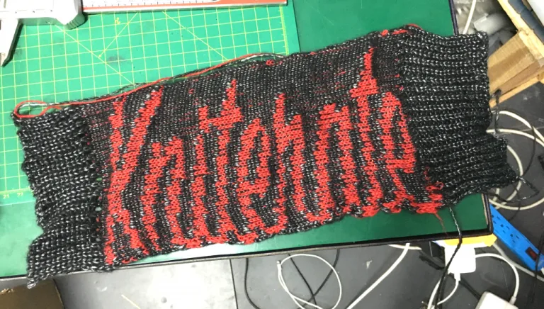 Kniterate, a 3D printer for clothes