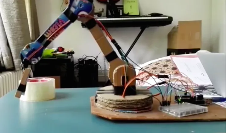 Build your own robotic arm out of cardboard