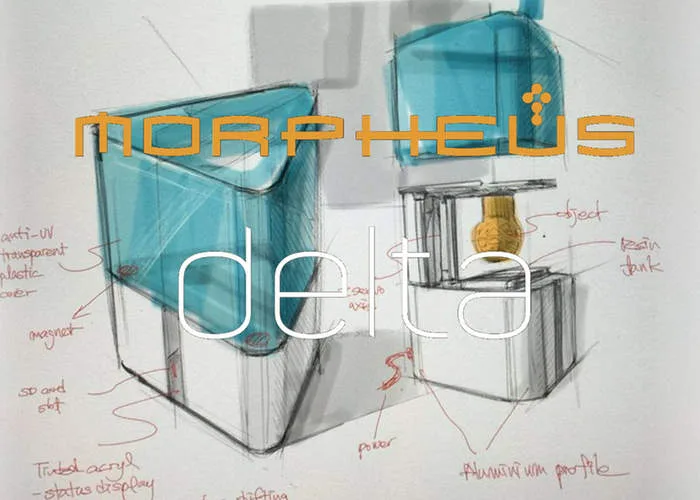Morpheus Delta High Resolution Resin 3D Printer Unveiled