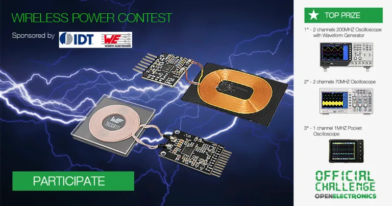 Last day to submit your idea and win the Wireless Power Contest at Open-Electronics