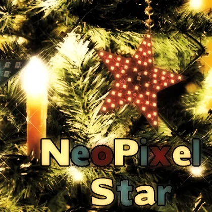 A Christmas Star with Neopixel LEDs