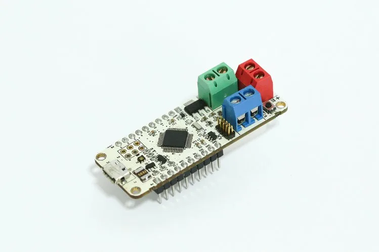 ZeroDriver, the Arduino Zero-compatible dual-motor driver board for robotics and mechatronics projects.