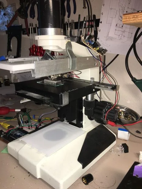 Arduino Laser Scanning Microscope