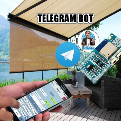 Using a Telegram Bot and a Demo Board to experiment with home automation
