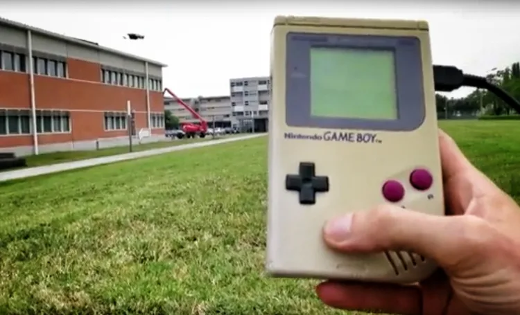 Fly your drone with a Game Boy Classic
