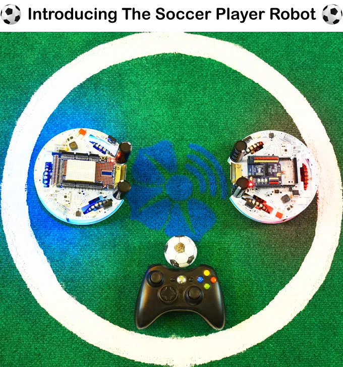 WiSoccero, the soccer-playing robot on Kickstarter
