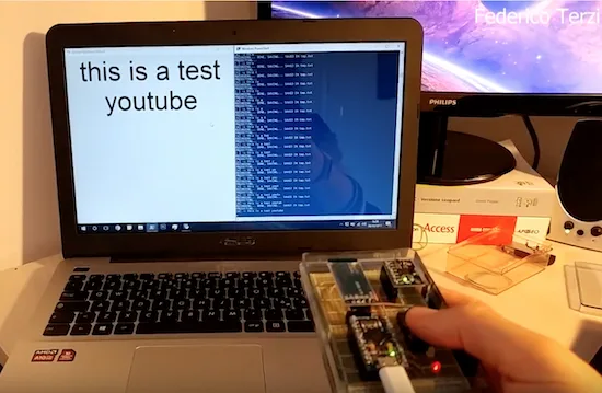 Arduino Powered Gesture Keyboard